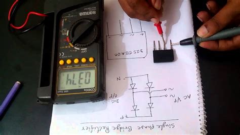 diode-drop test|how to test rectifier diode.